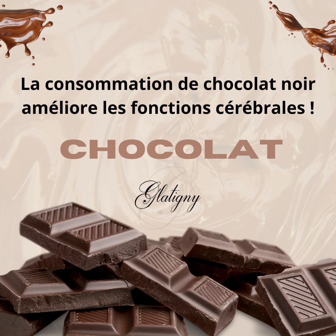 La consommation de chocolat noir améliore les fonctions cérébrales !
